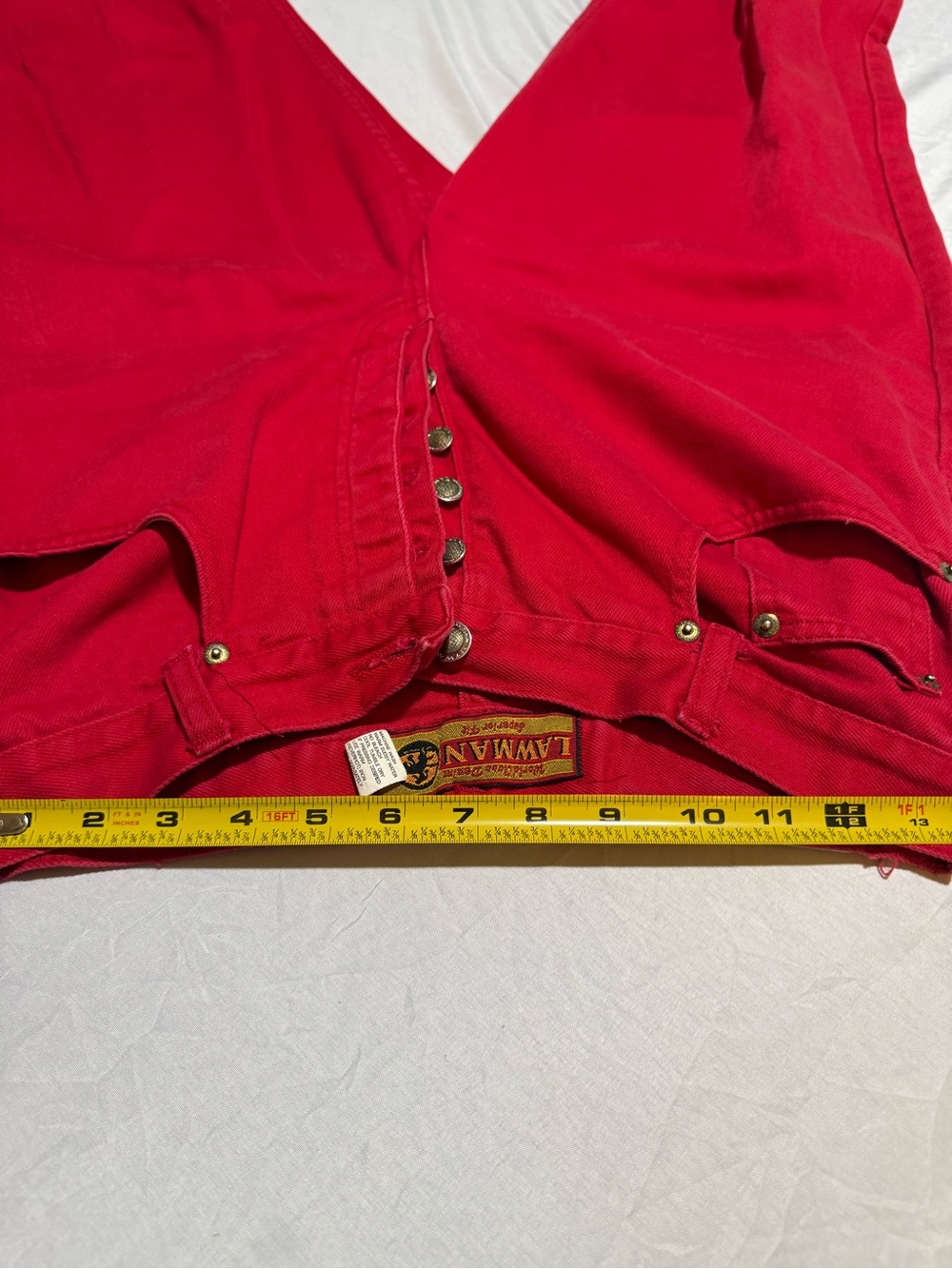 Lee Red Boot-Cut Pants - Picture 6 of 8